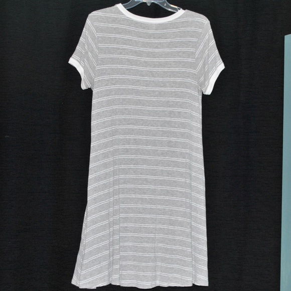 Striped T-shirt Shift Dress - Picture 3 of 3